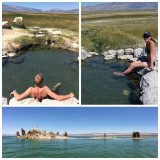 Hot springs et Mono Lake